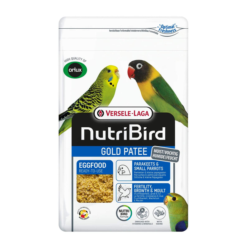 Buy Versele Laga NutriBird Gold Patee Small Parakeet 1kg - Percys Pet Products