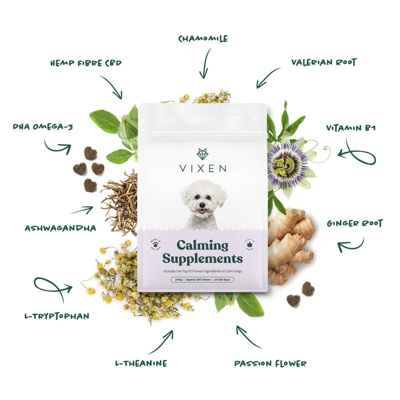 Vixen Calming Supplements for Dogs 240g