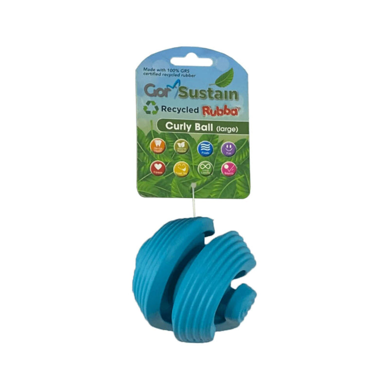 Buy Gor Sustain Curly Ball Dog Toy | Percys Pet Products