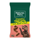 Buy Natures Menu Meaty Treats Beef Dog Treats | Percys Pet Products