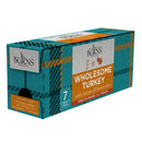 Burns Wholesome Turkey with Carrots & Brown Rice Wet Dog Food 150g x 7