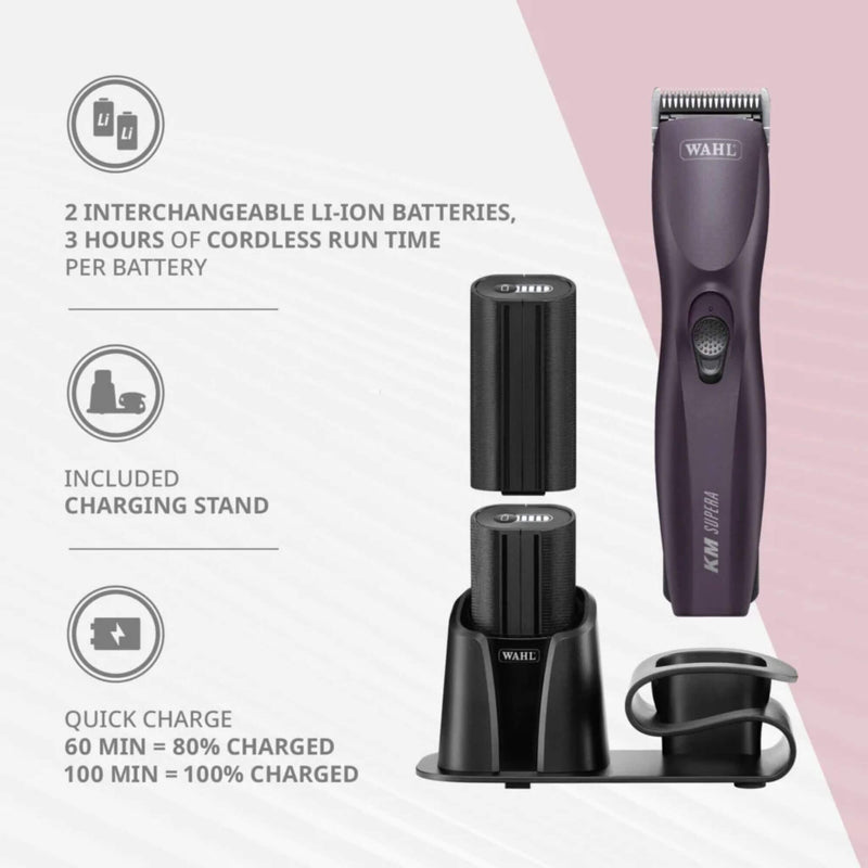 Buy Wahl KMC Supera Cordless Equine Clipper - Percys Pet Products