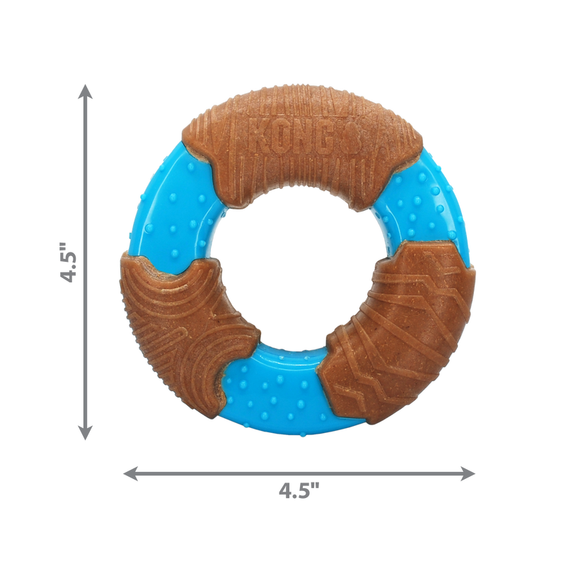 KONG CoreStrength Small Bamboo Ring Dog Toy