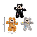 KONG Softies Patchwork Bear - Percys Pet Products