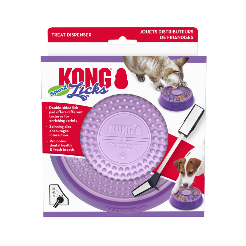 Buy KONG Licks Spinz Treat Dispenser - Percys Pet Products