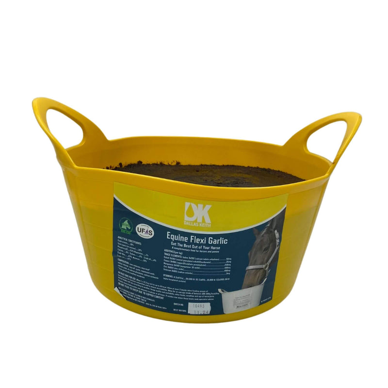 Buy Dallas Keith Equine Flexi Tub Garlic - Percys Pet Products