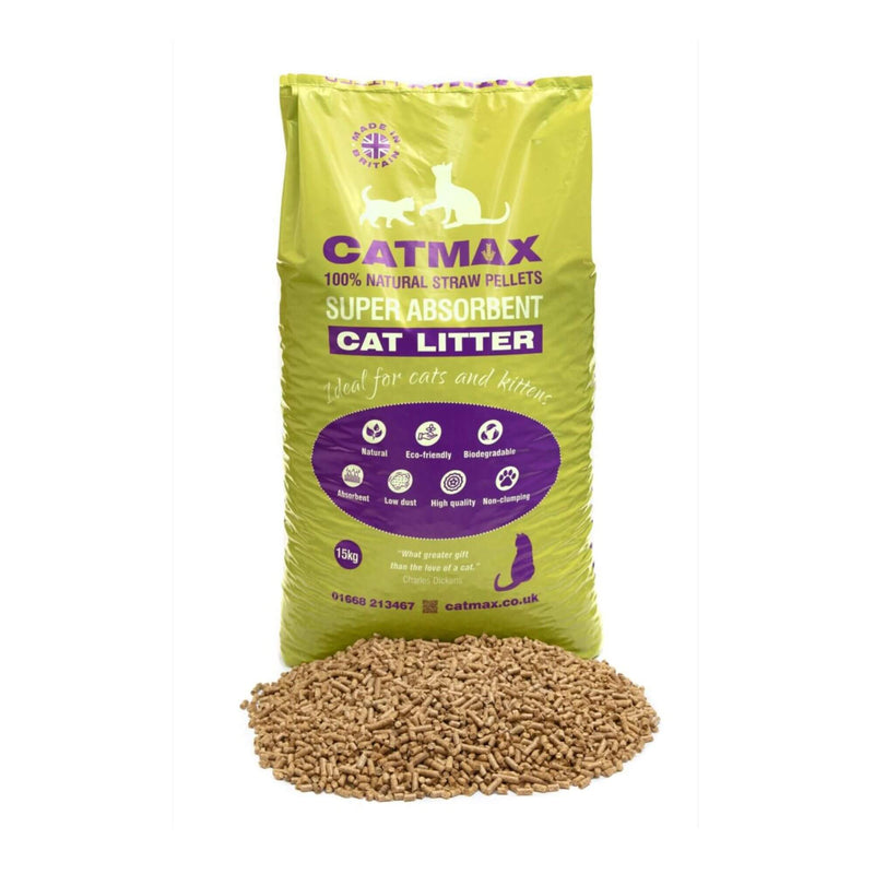 Buy Bedmax Catmax Straw Pellet Non Clumping | Percys Pet Products