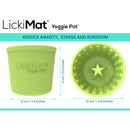 LickiMat Yoggie Pot Boredom Buster Feeder for Dogs - Percys Pet Products