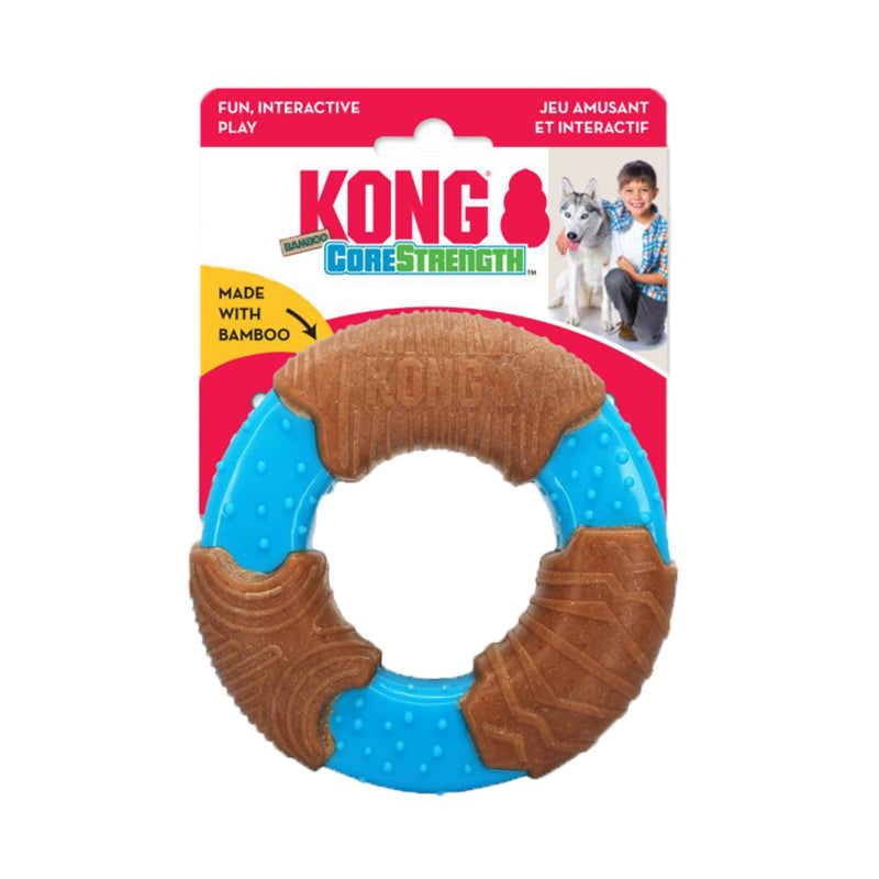 KONG CoreStrength Small Bamboo Ring Dog Toy
