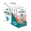 Naturo Adult Mini Salmon with Rice & Veg Pouches 150g x 8 - Percys Pet Products