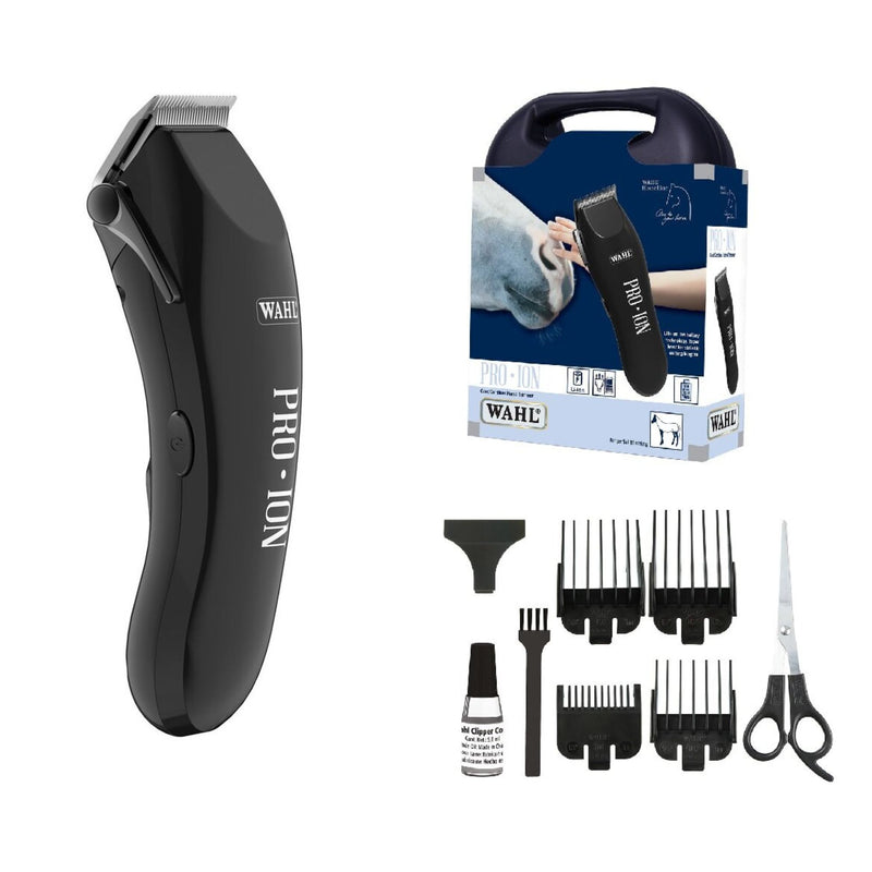 Wahl Pro Ion Cord/Cordless Horse Trimmer - Equine Grooming Kit - Percys Pet Products
