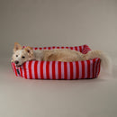  Scruffs Amalfi Striped Box Dog Bed in Pink | Percys Pet Products