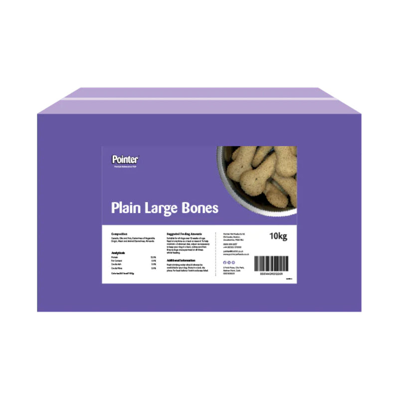 Buy Pointer Plain Large Bones Dog Treats - Percys Pet Products