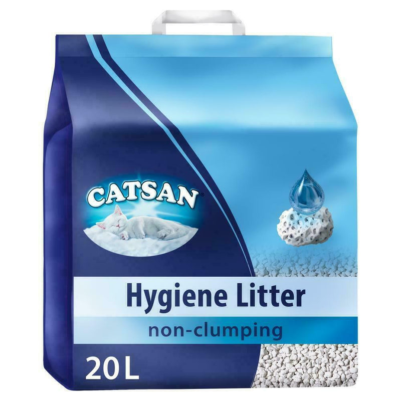 Buy Catsan Hygiene Non Clumping Cat Litter 20L | Percys Pet Products