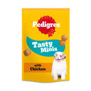 Pedigree Tasty Minis Puppy Treats Chewy Cubes Chicken 125g x 8 Packs | Percys Pet Products
