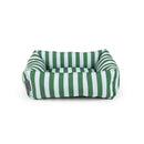 Scruffs Amalfi Striped Box Dog Bed in Green | Percys Pet Products