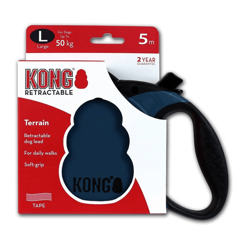 KONG Terrain Retractable 5m Tape Dog Leash