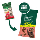 Buy Natures Menu Meaty Treats Beef Dog Treats | Percys Pet Products