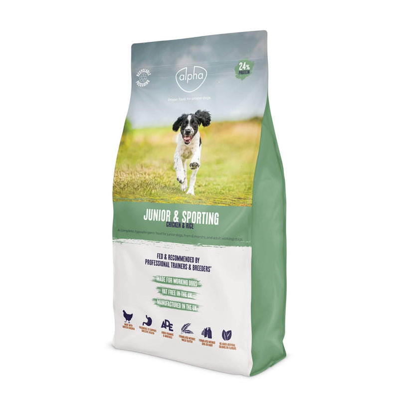 Buy Alpha Junior & Sporting 24% Protein | Percys Pet Products