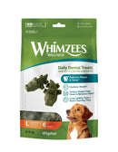 Whimzees Alligator Large Dental Dog Treats x 6 Packs | Percys Pet Products