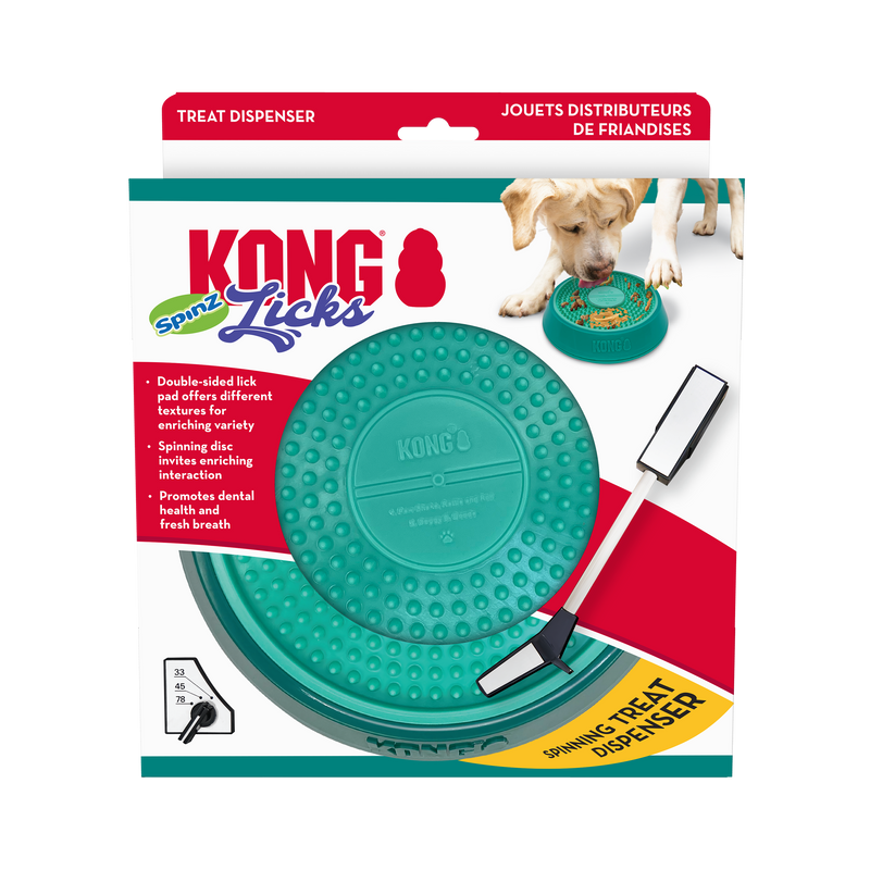 Buy KONG Licks Spinz Treat Dispenser - Percys Pet Products