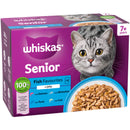 Whiskas Senior 7+ Fish Favourites in Jelly Cat Food 85g x 48