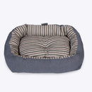 Danish Design Rustic Stripes Denim Snuggle Bed - Percys Pet Products
