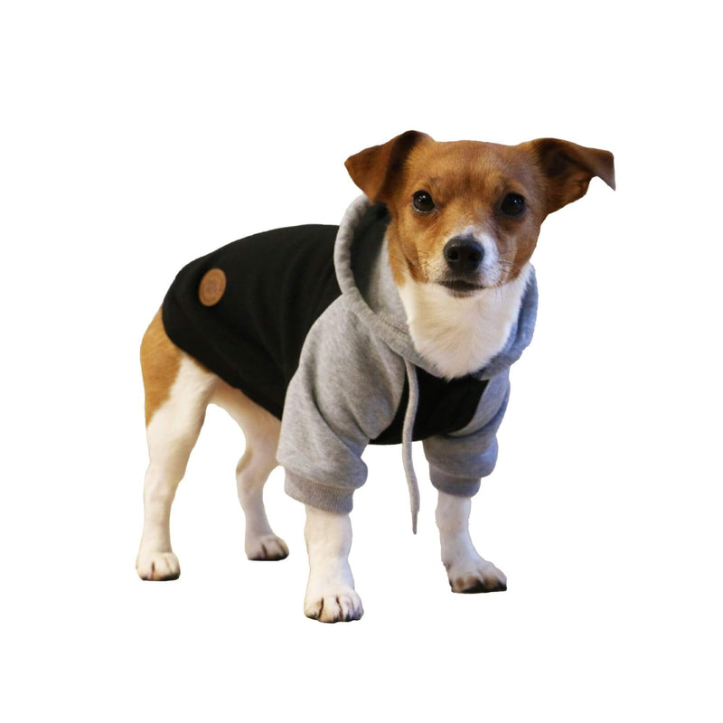 Ancol Muddy Paws Black & Grey Dog Jumper