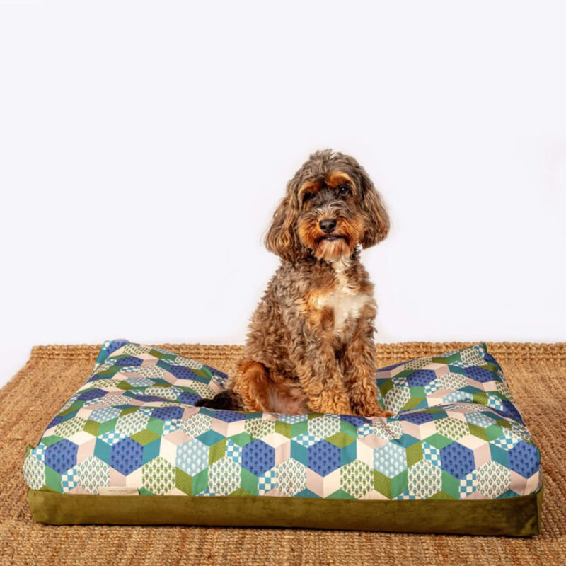 Laura Ashley Thistle Patchwork Duvet Dog Bed - Percys Pet Products