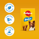 Pedigree Rodeo Mono Chicken Dog Chew Treats 7 Sticks x 12 Packs