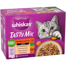 Whiskas Adult 1+ Tasty Mix Country Collection in Gravy Cat Food 85g x 48