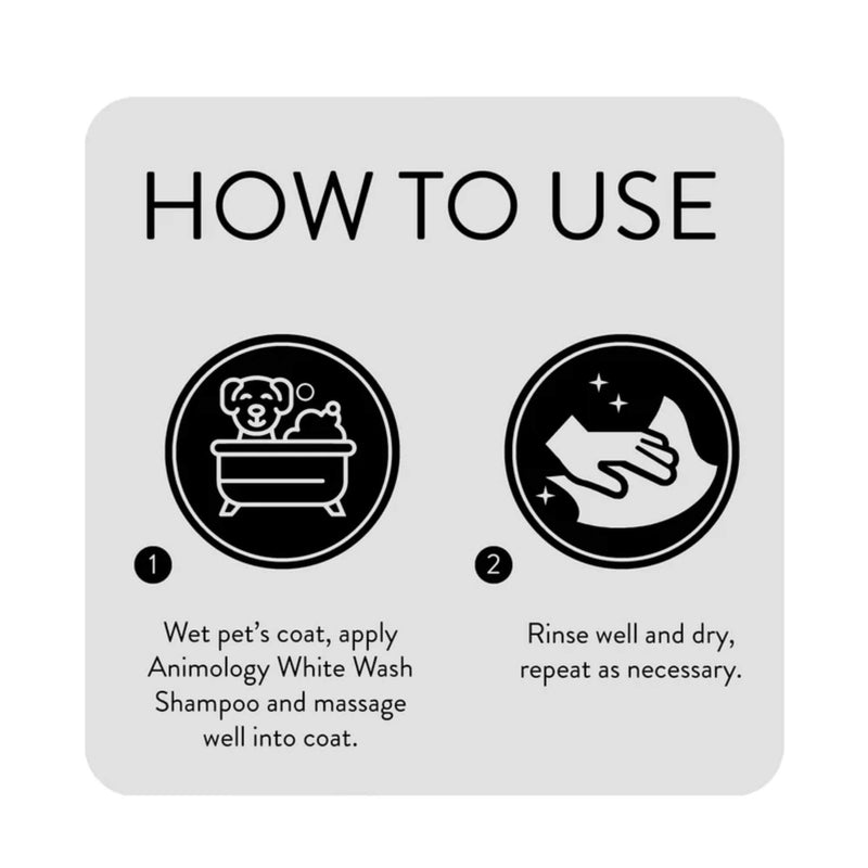 Animology White Wash Dog Shampoo - Percys Pet Products