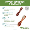 Whimzees Toothbrush Small Dog Dental Chews 150 Pack – Natural Vegetarian Dental Treats