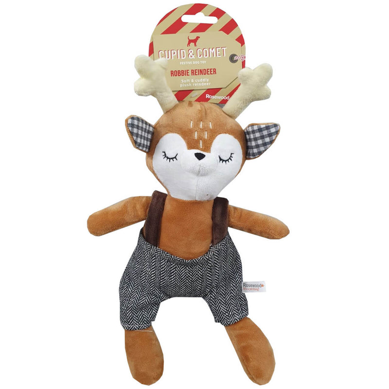 Rosewood Xmas Robbie Reindeer 16" Dog Toy - Percys Pet Products