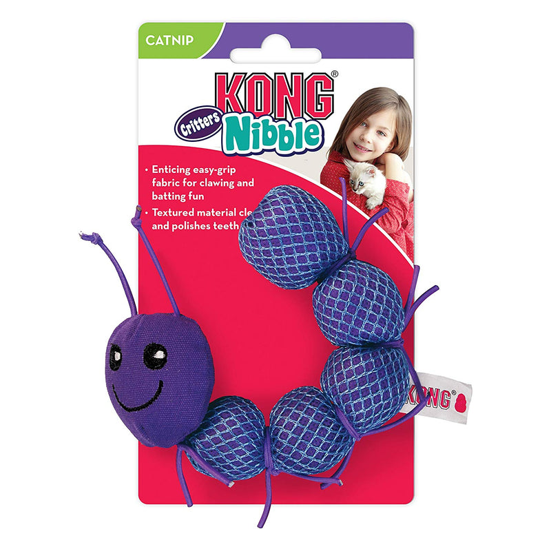 KONG Nibble Critter Catnipillar Cat Toy - Percys Pet Products
