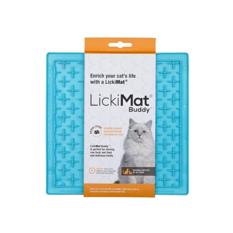 LickiMat Classic Buddy Cat Slow Feeder Boredom Buster - Percys Pet Products