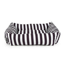 Buy Scruffs Amalfi Striped Box Dog Bed in Black | Percys Pet Products