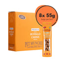 Pet Munchies Buffalo Dental Dog Treats Chew Medium 55g x 8 | Percys Pet Products