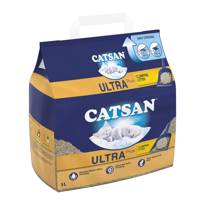 Buy CATSAN Clumping Ultra Cat Litter 5L - Percys Pet Products