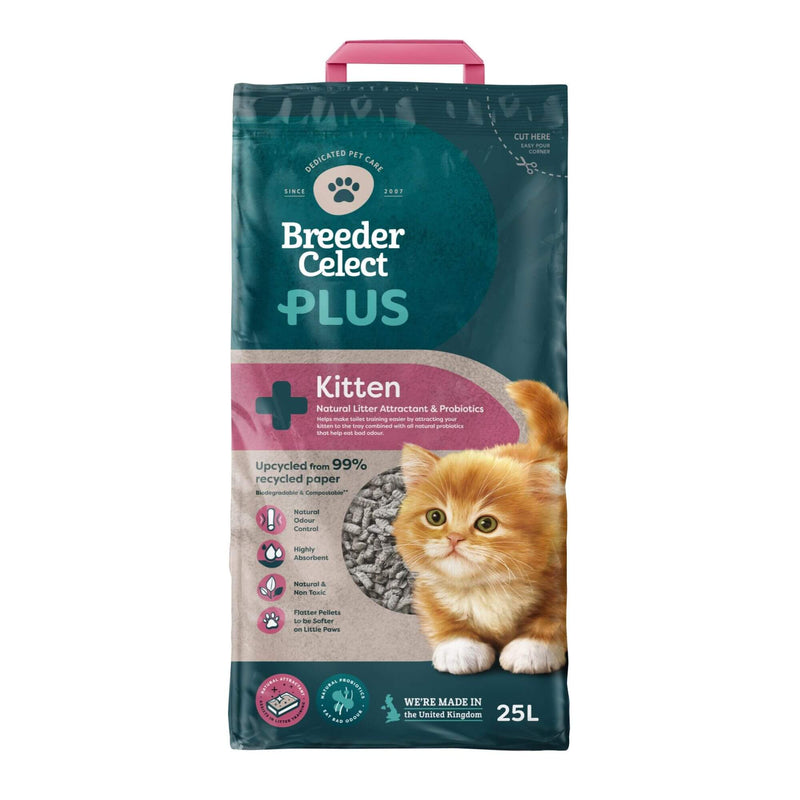 Buy Breeder Celect Recycled Paper PLUS Kitten | Percys Pet Products