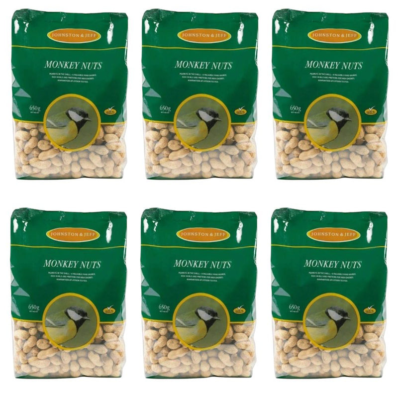 Johnston & Jeff Monkey Nuts 6 x 650g - Percys Pet Products