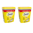 Dreamies Cat Treat Biscuits with Cheese Bulk Pack 350g x 2 | Percys Pet Products