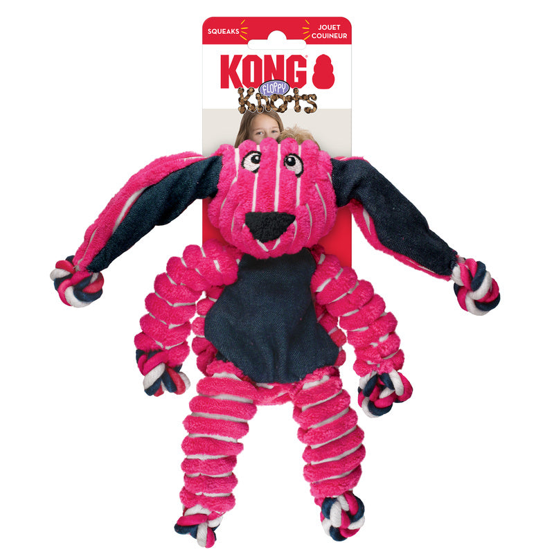 KONG Floppy Knots Bunny Dog Toys - Percys Pet Products