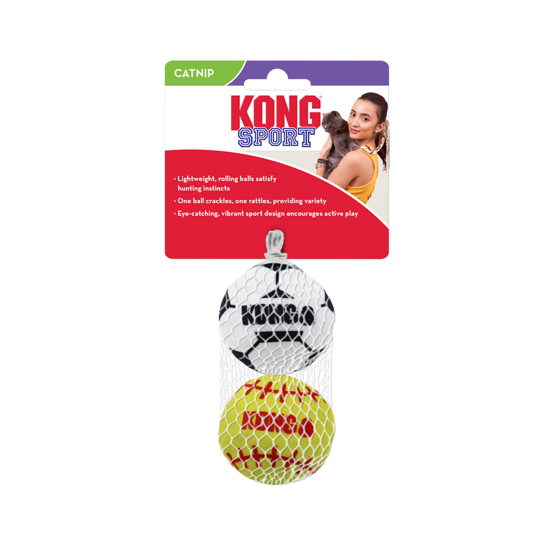 Buy KONG Cat Sport Balls 2 Pack Cat Toy - Percys Pet Products