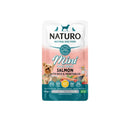 Naturo Adult Mini Salmon with Rice & Veg Pouches 150g x 8 - Percys Pet Products