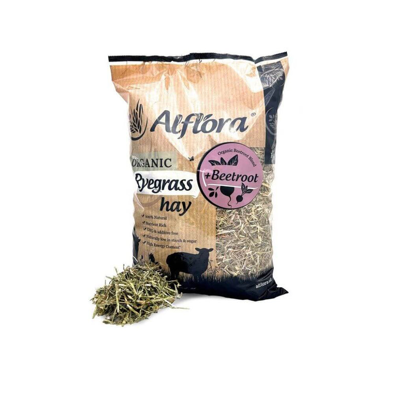 Alflora Organic Ryegrass Hay with Beetroot - Percys Pet Products
