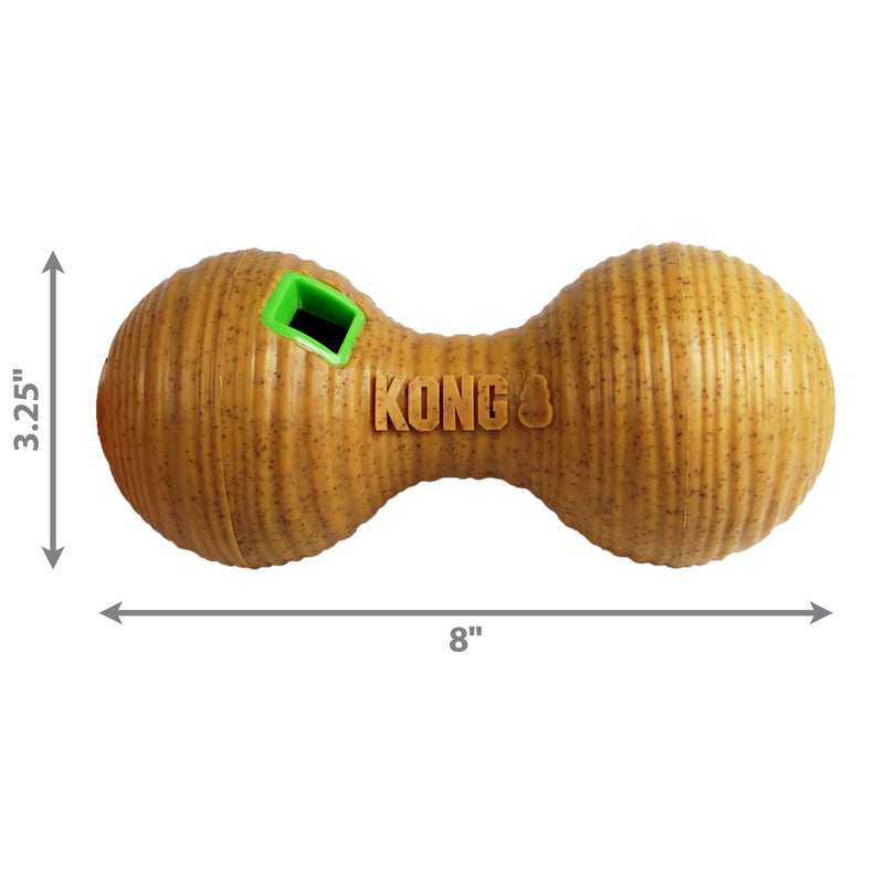 KONG Bamboo Feeder Dumbbell Medium Dog Toy - Percys Pet Products