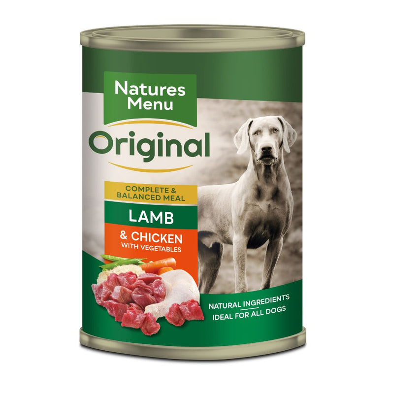 Natures Menu Lamb & Chicken Dog Food 12 x 400g