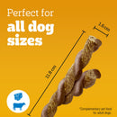 Pedigree Rodeo Duos Beef & Cheese Dog Chew Treats 7 Sticks x 10 Packs | Percys Pet Products