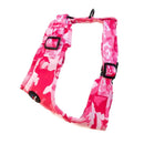 long paws funk the dog harness in pink camo